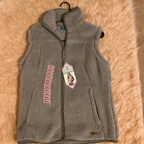 Grey Plush Vest - Picture 1 of 1